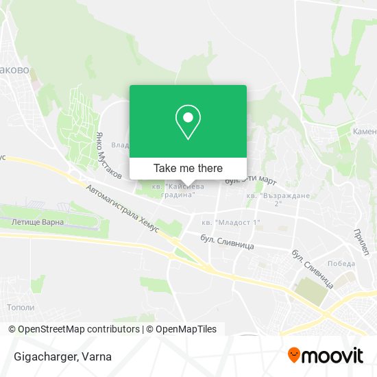 Gigacharger map