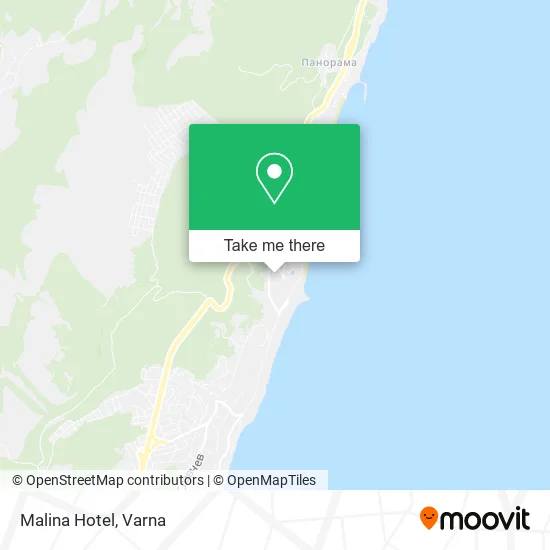 Карта Malina Hotel