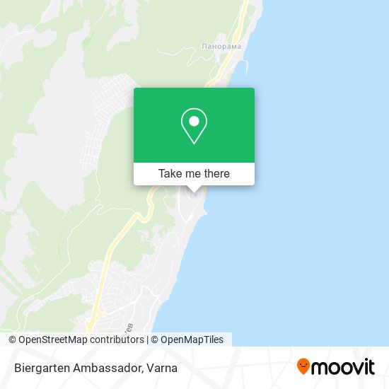 Biergarten Ambassador map