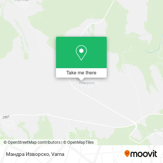 Карта Мандра Изворско