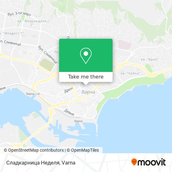 Сладкарница Неделя map