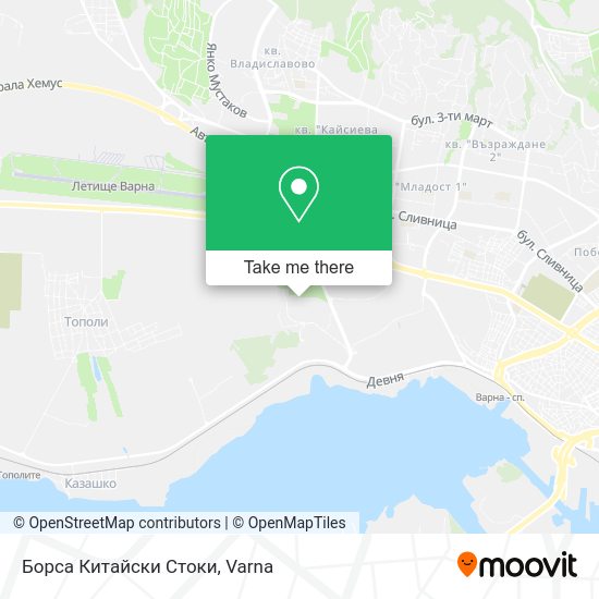 Карта Борса Китайски Стоки