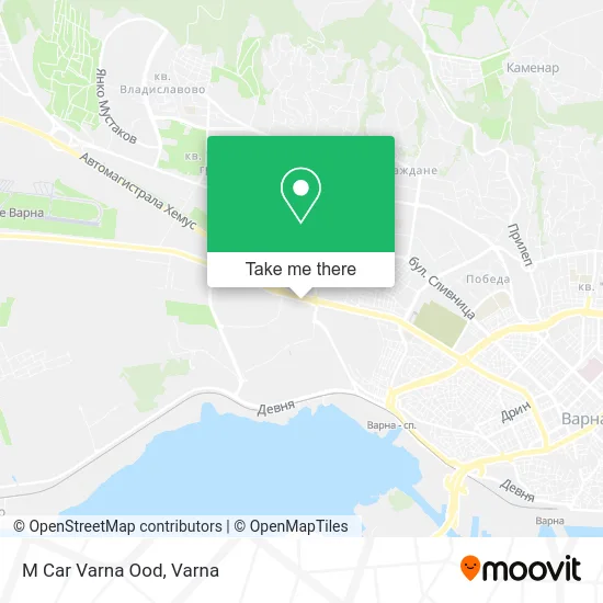 Карта M Car Varna Ood