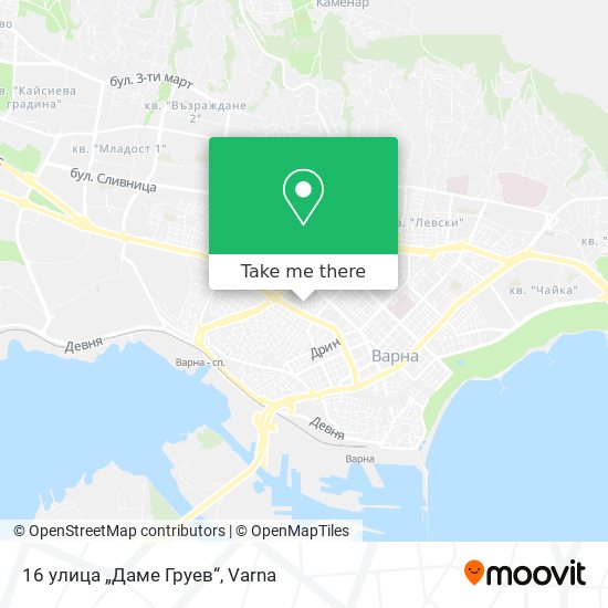 16 улица „Даме Груев“ map