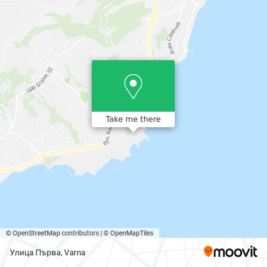 Улица Първа map