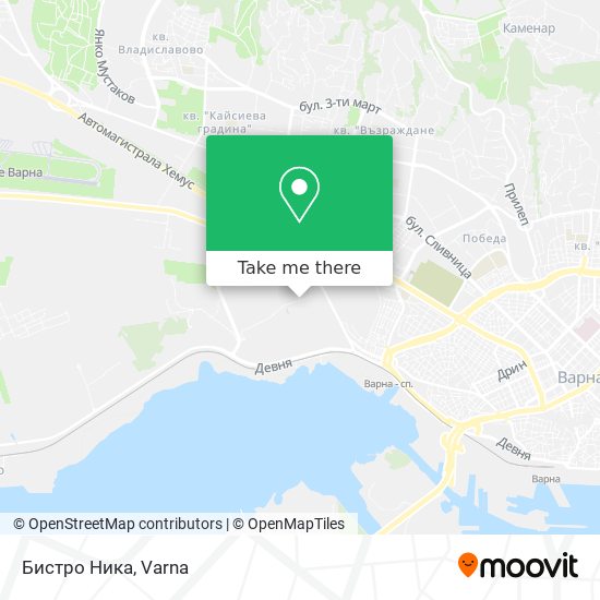 Бистро Ника map