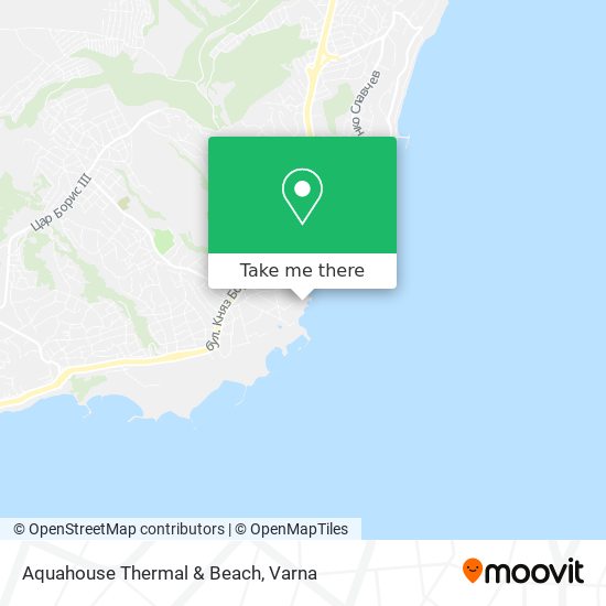 Aquahouse Thermal & Beach map