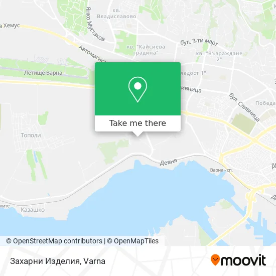 Карта Захарни Изделия