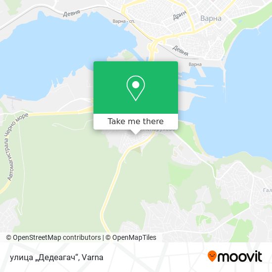 улица „Дедеагач“ map