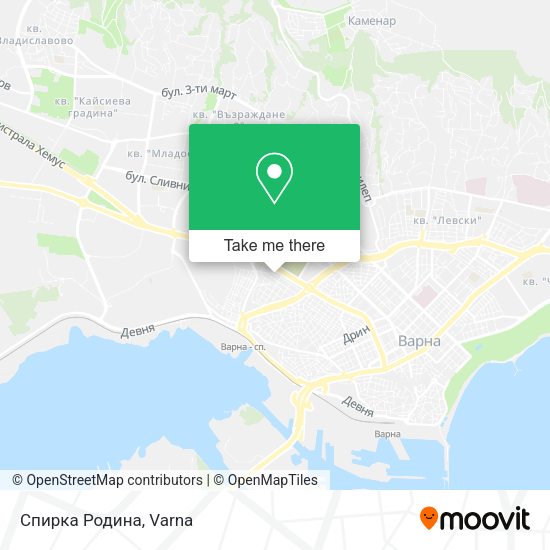 Карта Спирка Родина