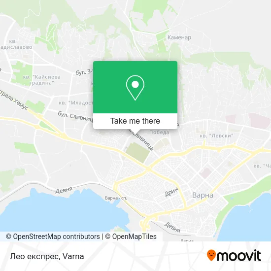 Карта Лео експрес