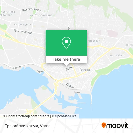 Карта Тракийски катми