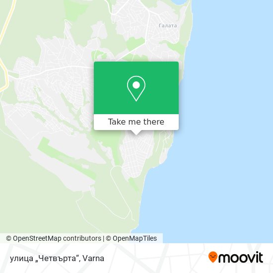 улица „Четвърта“ map