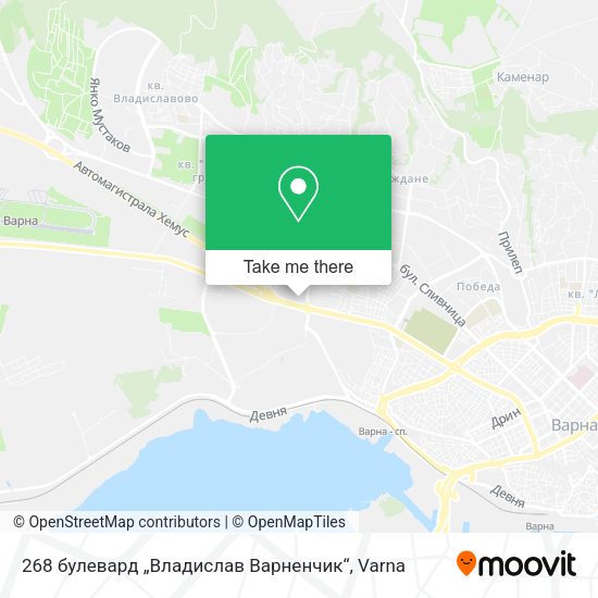 Карта 268 булевард „Владислав Варненчик“
