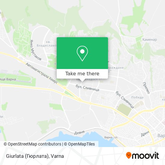Giurlata (Гюрлата) map
