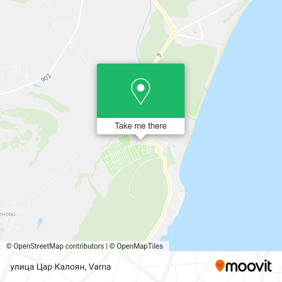 улица Цар Калоян map
