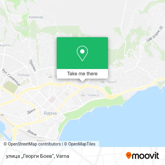 Карта улица „Георги Боев“