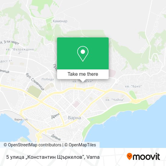Карта 5 улица „Константин Щъркелов“