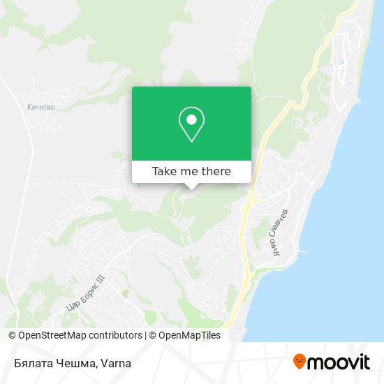 Бялата Чешма map