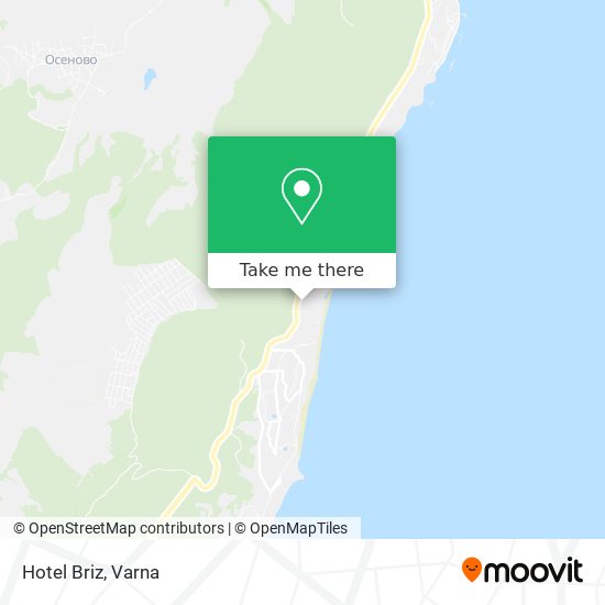 Hotel Briz map