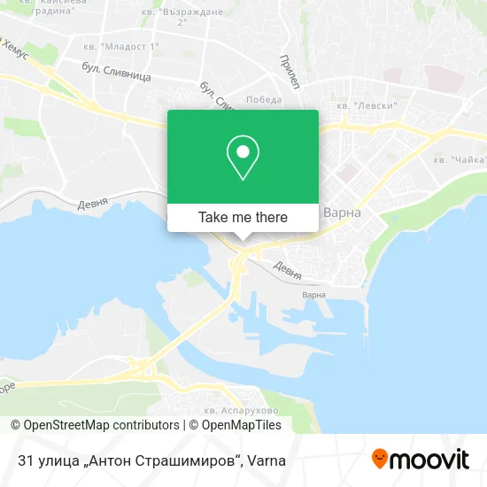 Карта 31 улица „Антон Страшимиров“