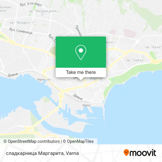 Карта сладкарница Маргарита