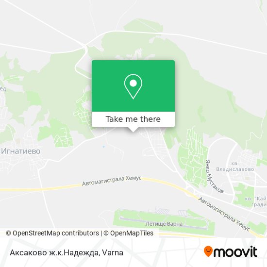 Аксаково ж.к.Надежда map