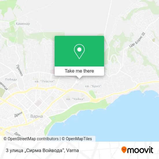 Карта 3 улица „Сирма Войвода“