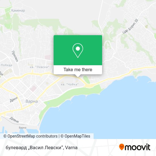 Карта булевард „Васил Левски“