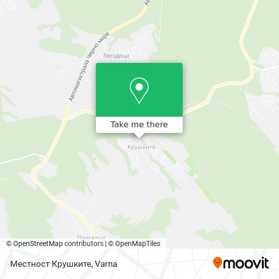 Местност Крушките map