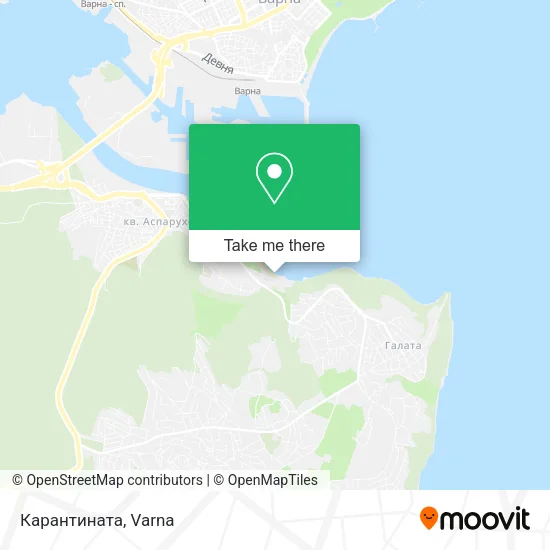 Карта Карантината