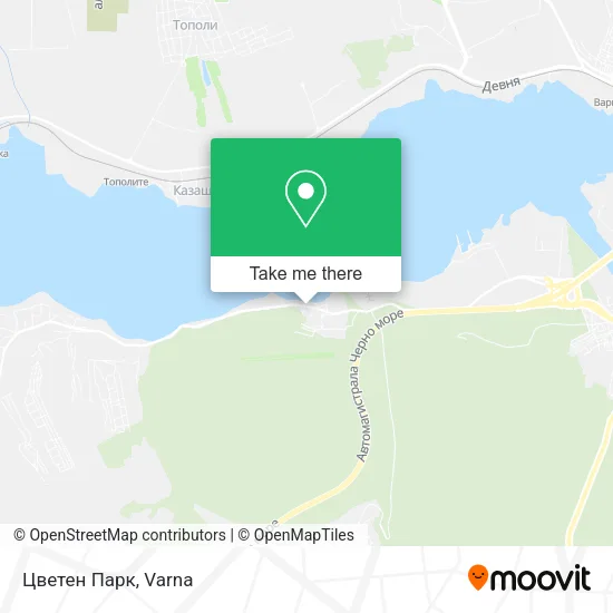Карта Цветен Парк