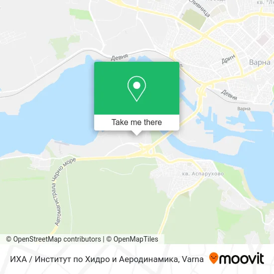 Карта ИХА / Институт по Хидро и Аеродинамика