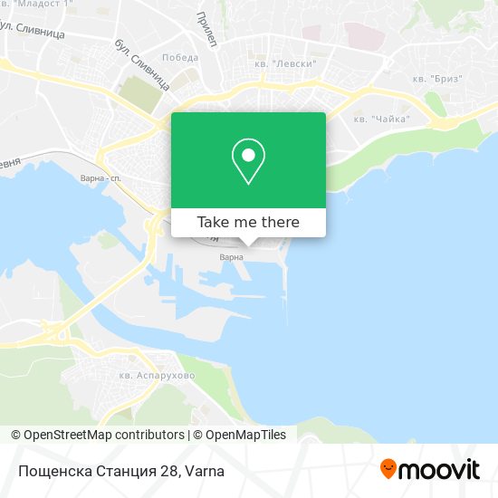 Карта Пощенска Станция 28
