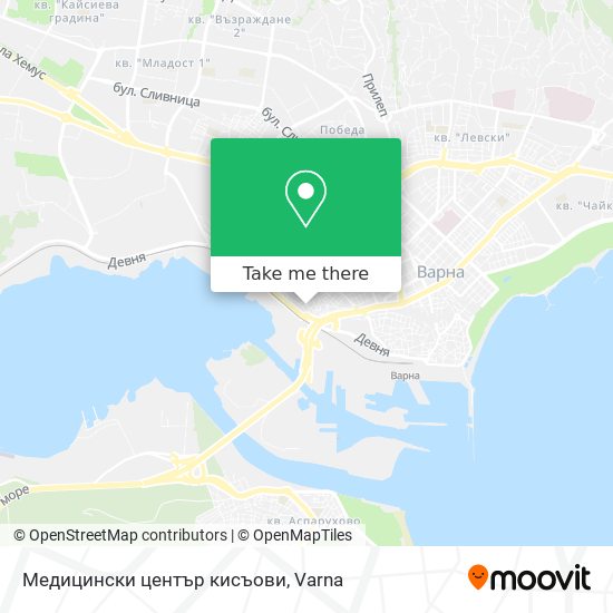 Медицински център кисъови map