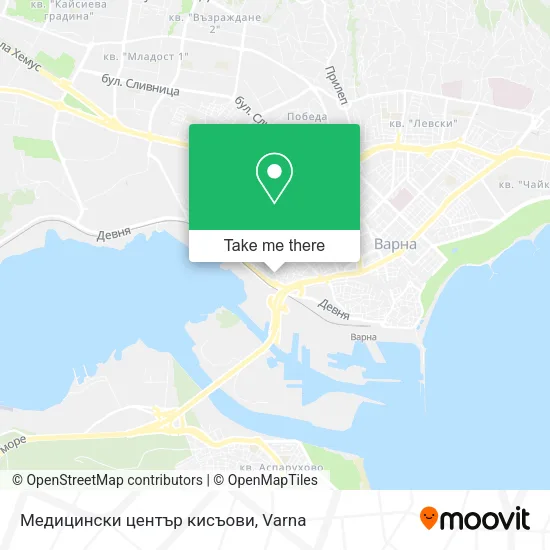 Карта Медицински център кисъови