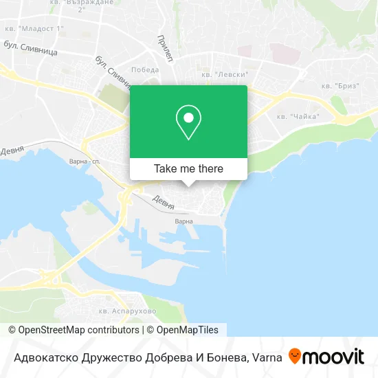 Карта Адвокатско Дружество Добрева И Бонева