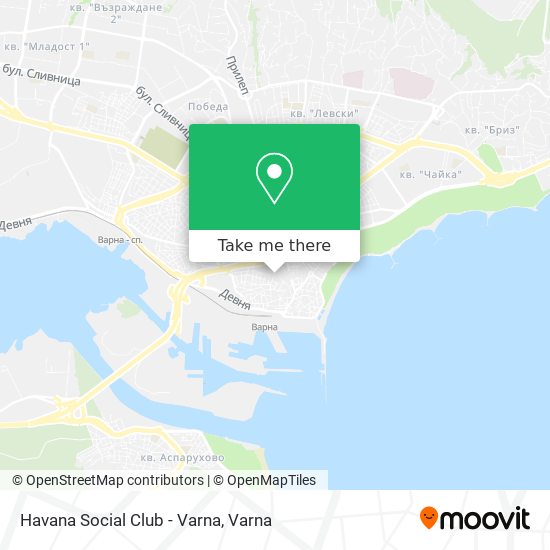 Havana Social Club - Varna map