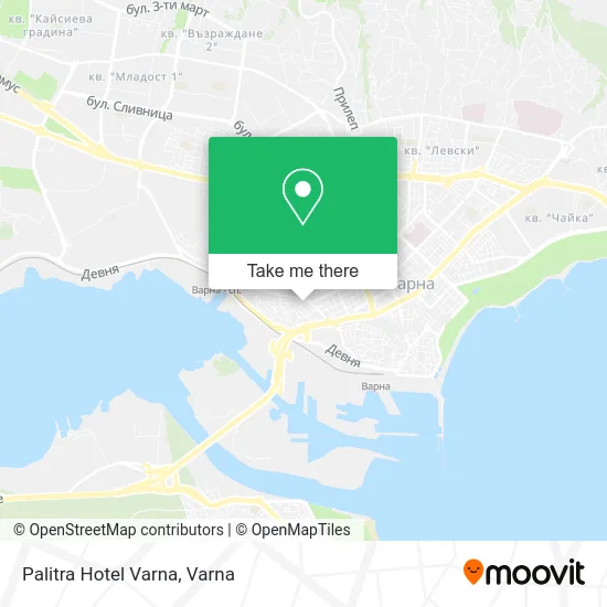 Карта Palitra Hotel Varna