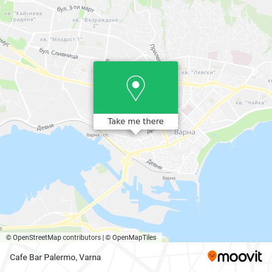 Карта Cafe Bar Palermo