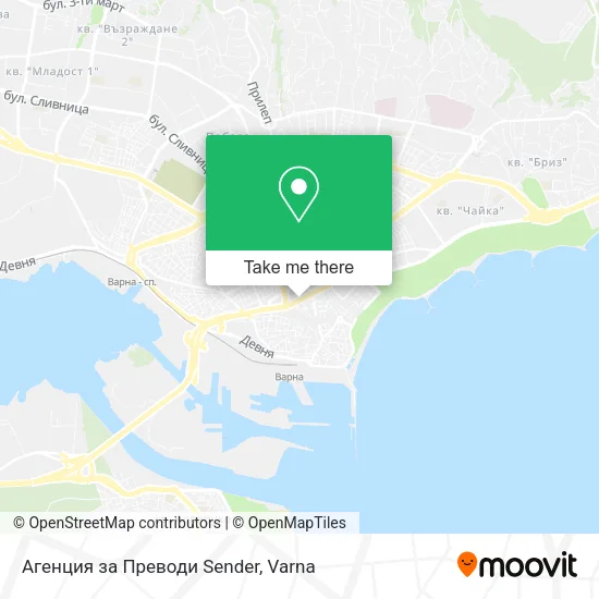 Карта Агенция за Преводи Sender