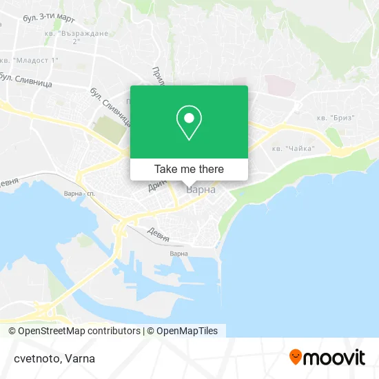 Карта cvetnoto