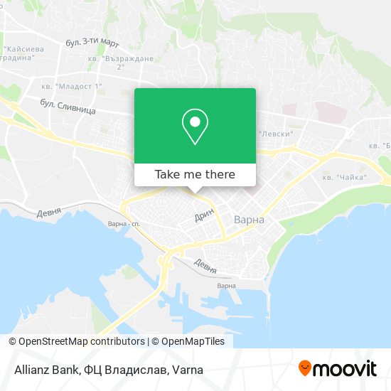 Allianz Bank, ФЦ Владислав map