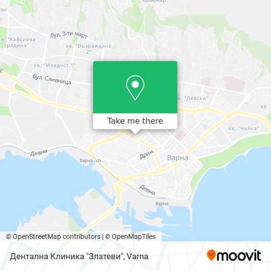 Дентална Клиника "Златеви" map