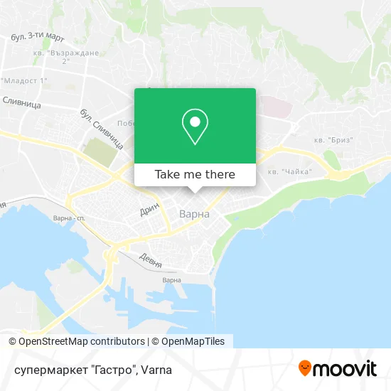 Карта супермаркет "Гастро"