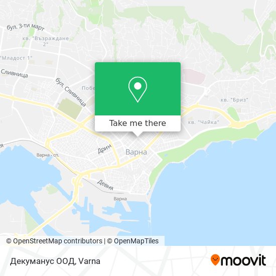 Декуманус ООД map