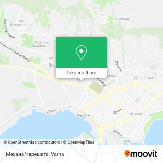 Карта Механа Черешата