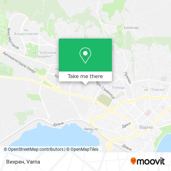 Вихрен map