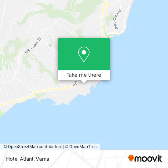 Hotel Atlant map