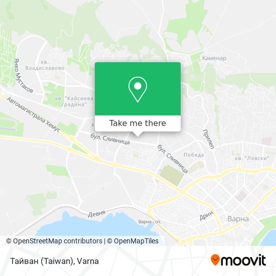 Тайван (Taiwan) map